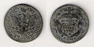 Italia Italiano Sicilia Sicilia Vittorio Amedeo II (1713-1720) Grano 1716 - Imagen 1 de 1