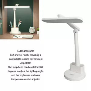 LED Table Lamp ABS 360 Degree Rotation Foldable USB Eye Caring Dimmable Readi - Picture 1 of 24