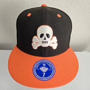 SIOUX CITY GHOSTS EFF DNA EBBETS Field schwarz orange tailliert MÜTZE Größe 7 Herren NEU - Bild 1 von 6