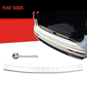 Parabordo di carico acciaio inox per Fiat 500x 2015-2023 paraurti posteriore - Imagen 1 de 4