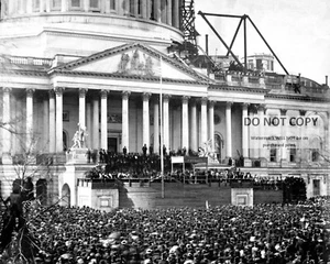 Abraham Lincoln Prepares To Give His First Inaugural Address 8x10 photo - Picture 1 of 1