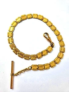 Vintage Gold Filled Pocket Watch Chain, 1900's, Vintage Watches - Picture 1 of 2