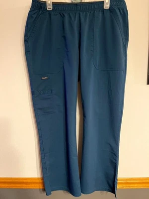 Sanibel Scrubs Women's scrub pants Teal size XL Straight leg - Image 1 of 4
