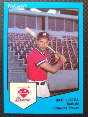 1989 ProCards Triple A - David Justice #838 (RC) - Image 1 of 2