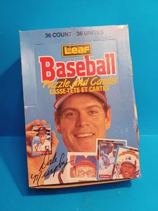 Caja de cera de béisbol Donruss Leaf 1988 36 paquetes lo último - Imagen 1 de 6