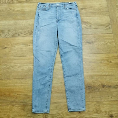 True Religion Caia Jeans Womens W33 L28 Blue High Rise Skinny Fit Stretch Zip - Image 1 of 4