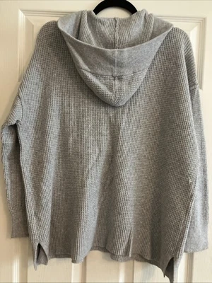 Aerie Sweater Womens Gray Size S, Oversized Pullover Hoodie Sweater - Image 1 of 4