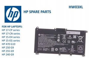 Oryginalna Bateria HP HW03XL 17-CP 17-CN 15-EH 15-EG 470 G10 255 250 G9 - Zdjęcie 1 z 4