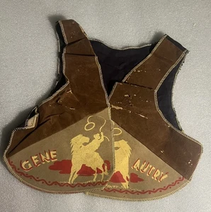 Chaleco Vaquero Caballo Vintage Gene Autry Niño Tema- *Leer - Imagen 1 de 5