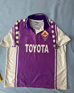 vintage 90s Fiorentina italy Jersey Football soccer T-shirt Size L - Picture 1 of 2