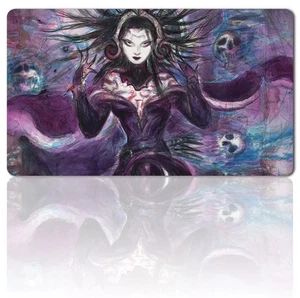 Liliana , Dreadhorde General - MTG -  Magic The Gathering Playmat - w/ Free Bag - Picture 1 of 9