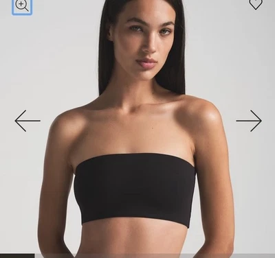 SKIMS Fits Everybody Bandeau - Onyx - Size: Medium NEW WITH TAGS - Image 1 of 4
