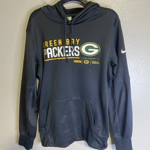 Green Bay Packers Nike Therma Pullover Hoodie - Mens Small - Picture 1 of 9