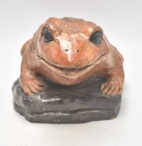 Vintage Critters Frog Large Stone Figurine Statue Ornament – Garden Décor - Picture 1 of 24