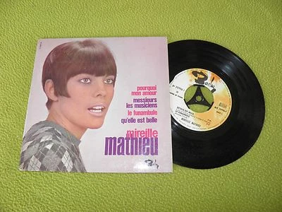 Mireille Mathieu - Qu'Elle Est Belle RARE Original 1966 France EP 7" 45 4 Tracks - Image 1 of 2