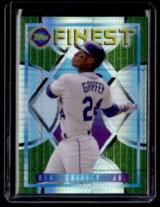 2022 Topps Finest Flashbacks Ken Griffey Jr. Prizm Refractor SP #’d /35 Mariners - Picture 1 of 2