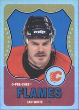 2010-11 (FLAMES) O-Pee-Chee Retro Rainbow #139 Ian White