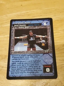 WWE WWF Raw Deal CCG - Everybody Wants (and Needs) a...Snow Job? - Picture 1 of 1