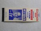 Aq144 Matchbook Cover Merle K. Anderson State Representative 35Th District