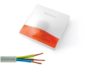 Sirena SILENTRON 7210 allarme vocale via cavo filo da esterno con LED batteria - Picture 1 of 3
