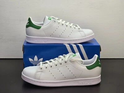 Adidas Stan Smith Women's Size 7 Athletic Shoes White Green Training Sneakers - Image 1 of 4
