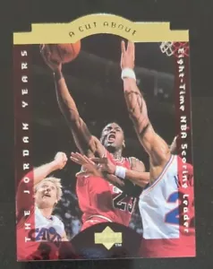 π 1996-97 UD Collectors Choice Michael Jordan A Cut Above CA2 8 Time Scoring - Picture 1 of 2