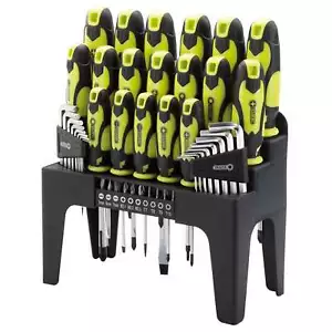 Draper 78619 44 Piece Screwdriver Set with Storage Stand & Allen/Hex Key & Bit - Picture 1 of 2