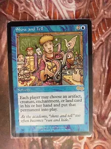 Show and Tell x 1 Near Mint Magic the Gathering MTG Card USG - Picture 1 of 2