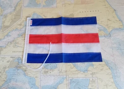 Signalflagge, Buchstabenflagge, Flaggensignal "Charlie", 30 x 45 cm - Bild 1 von 2