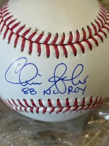 CHRIS SABO CINCINNATI REDS 1988 NL ROY RARE SIGNED ROMLB BASEBALL BAS COA - Picture 1 of 3