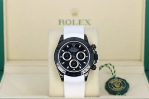 Rolex 116520 Cosmograph Daytona White Stealth Bespoke - Picture 1 of 8