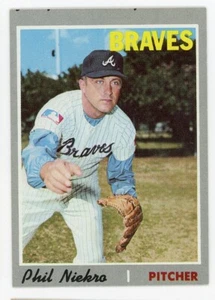 Vintage Baseball 1970 Topps #160 Phil Niekro - Picture 1 of 2