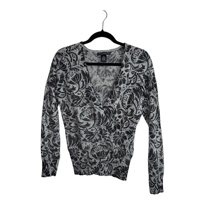 Suéter SARAH SPENCER Pequeño Lana de Cordero Angora Cabello de Conejo Tejido Impreso PL Foto 1 de 4