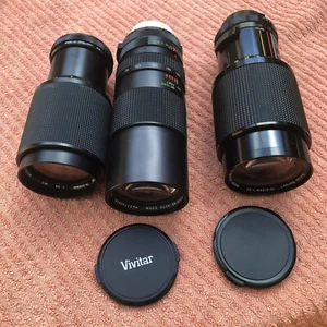 Vintage 35mm Camera Lens Lot Untested - Picture 1 of 18