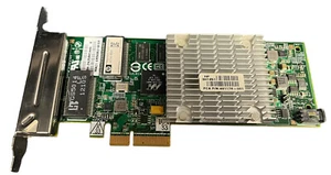 HP NC375T Quad Port Gigabit PCI-E Adapter High Profile Bracket - 538696-B21 - Picture 1 of 3