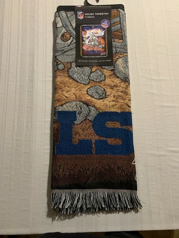 Buffalo Bills NFL 48" x 60" Triple Woven Blanket Throw Northwest Company New Cover