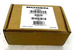 New Sealed Bogen VAR1 Voice-Activated Relay S/N: 191300008 - Picture 1 of 2