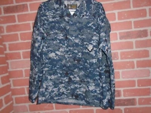 US NAVAL ACADEMY CAMOFLAUGE UNIFORM TOP SIZE MEDIUM - REGULAR - EIN PAAR MAL GETRAGEN - Bild 1 von 3