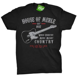 Merle Haggard Shirt House Of Merle Country Music T-shirt mama tried outlaws - Picture 1 of 2