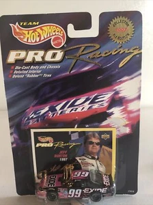 Team Hot Wheels 1997 Edition NASCAR Pro Rennwagen Exide Jeff Burton #99 mit Karte - Bild 1 von 3
