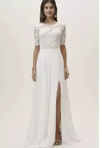 NEW BHLDN Chateau Skirt Maxi Wedding Bridal Size MEDIUM Z403-2 - Picture 1 of 4
