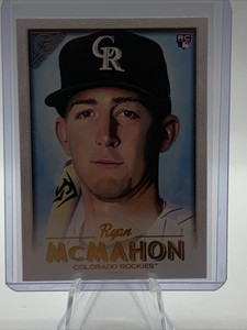 2018 Gallery Ryan McMahon Rookie RC #103 Rockies Topps Gallery Kevin Graham Art