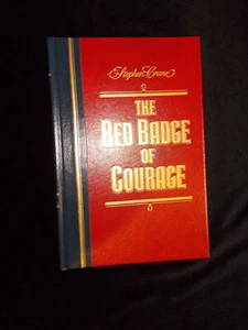"RED BADGE of COURAGE" S. CRANE ILLUSTRATED WORLD BEST READING NEW INSERT c1982 - Picture 1 of 4