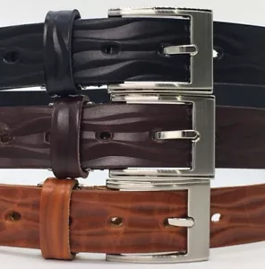Tochigi Leather Men Belt TDBT-1011d Made in Japan Full Vegetable Tanned - Picture 1 of 32