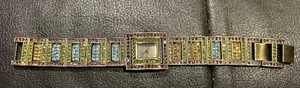 Heidi Daus Peek A Boo Watch Braclet Swarovski Crystal - Picture 1 of 6
