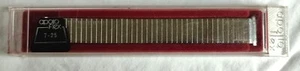 Vintage Apollo Flex Silver Tone Expandable/Stretch Watch Band-16-20mm Wide-Boxed - Picture 1 of 11