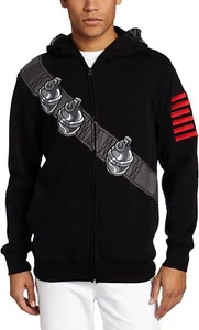 G.I. Joe The Snake Herren Reißverschluss Kostüm Hoodie, schwarz, Small - Bild 1 von 3