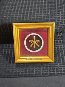 Orchid Brooch Pendant 24K GP 925 Sterling Reprosa Vanda X Arachnids De Panama - Picture 1 of 11