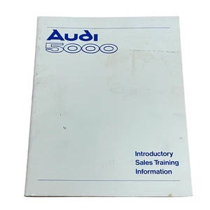 1977 Audi 5000 Introductory Service Training Information Booklet VW - Picture 1 of 5