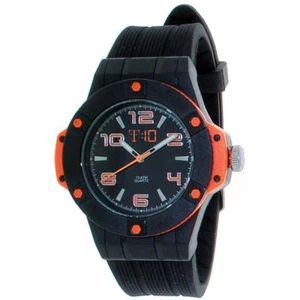 Genuine T10 PEPINO WATCH BLACK/ORANGE T10-P027NA - Picture 1 of 1